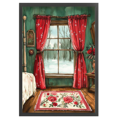 Room - 11CT Stamped Cross Stitch 40*60CM