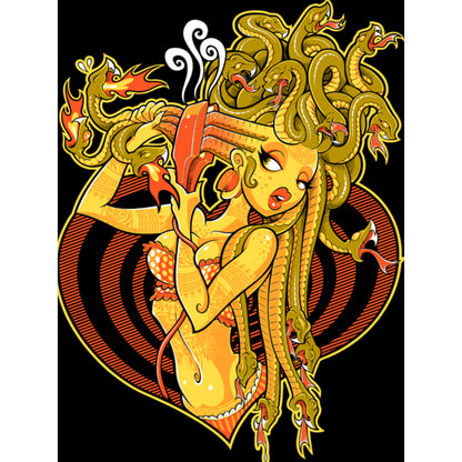 Medusa Girl - Full Round Drill Diamond Painting 30*40CM