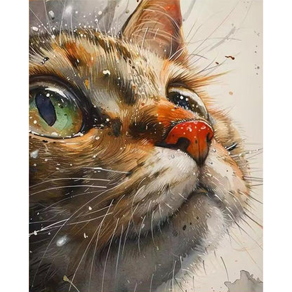 Cat - 11CT Stamped Cross Stitch 45*55CM
