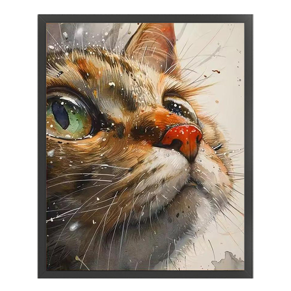 Cat - 11CT Stamped Cross Stitch 45*55CM