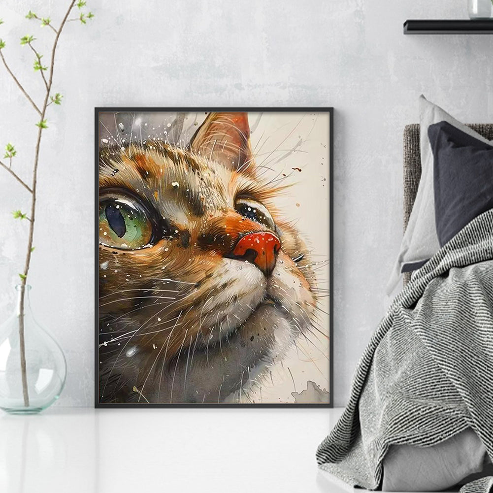 Cat - 11CT Stamped Cross Stitch 45*55CM
