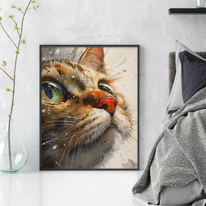 Cat - 11CT Stamped Cross Stitch 45*55CM