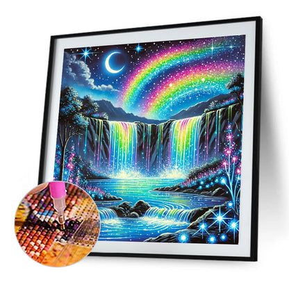Dream Waterfall - Full Round Drill Diamond Painting 50*50CM
