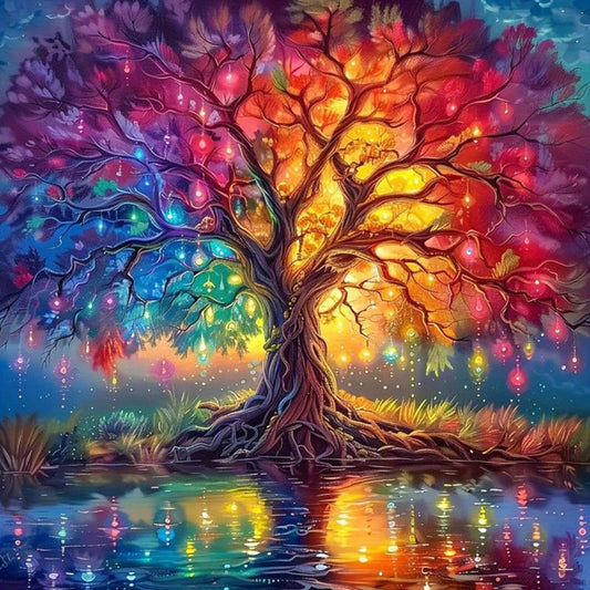 Dream Tree - Full Round Drill Diamond Painting 50*50CM