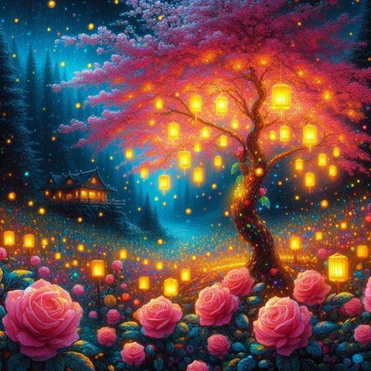 Dream Scenery - Full Round Drill Diamond Painting 50*50CM
