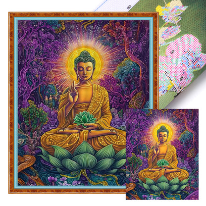 Buddha - 11CT Stamped Cross Stitch 40*50CM