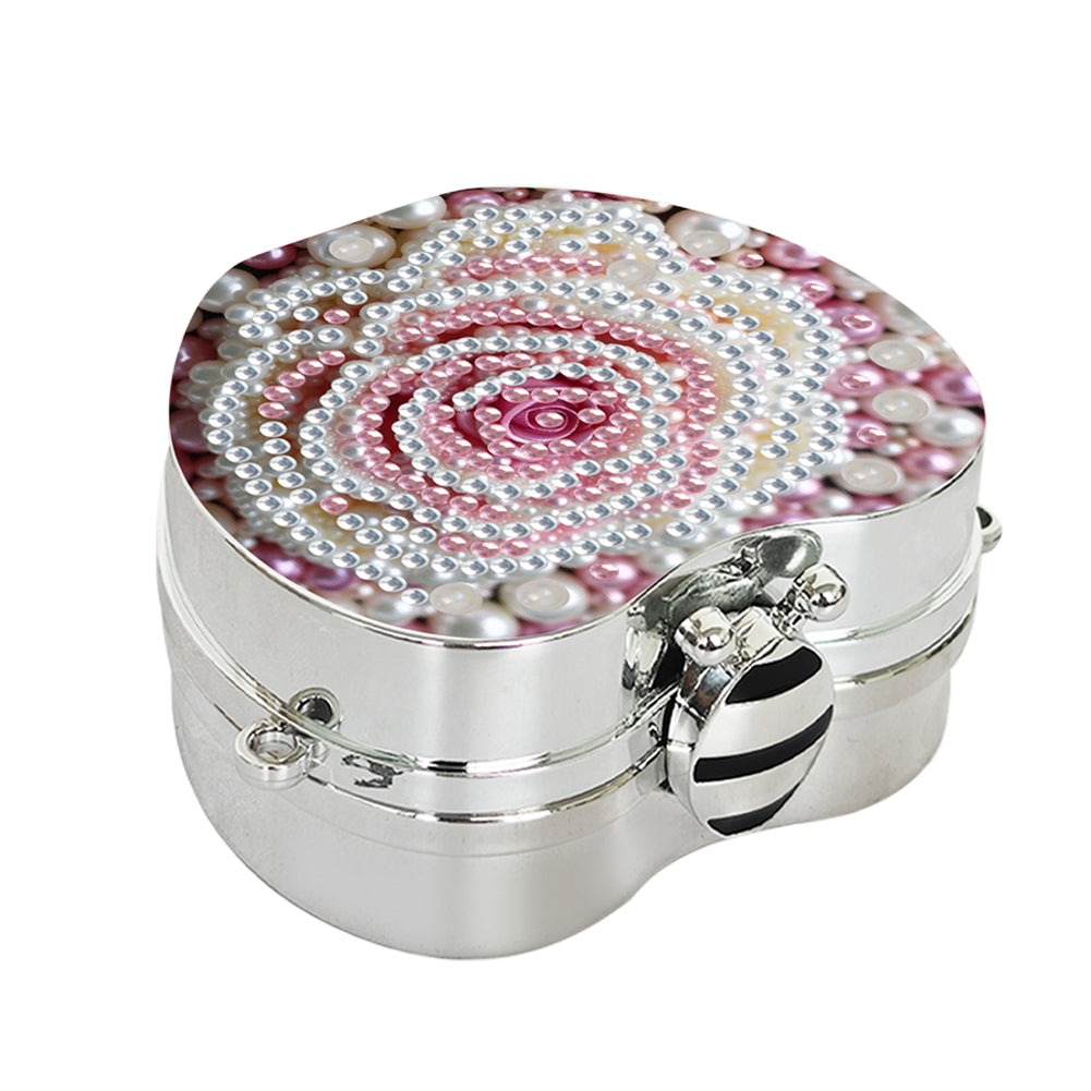 2Pcs Succulent Diamond Art Storage Case Rhinestone Jewelry Box 5D Diy Coin Purse