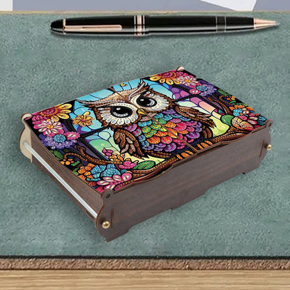 Diamond Painting Storage Box DIY 5D Diamond Painting Jewelry Box for Women Girls