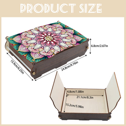 Diamond Painting Storage Box DIY 5D Diamond Painting Jewelry Box for Women Girls