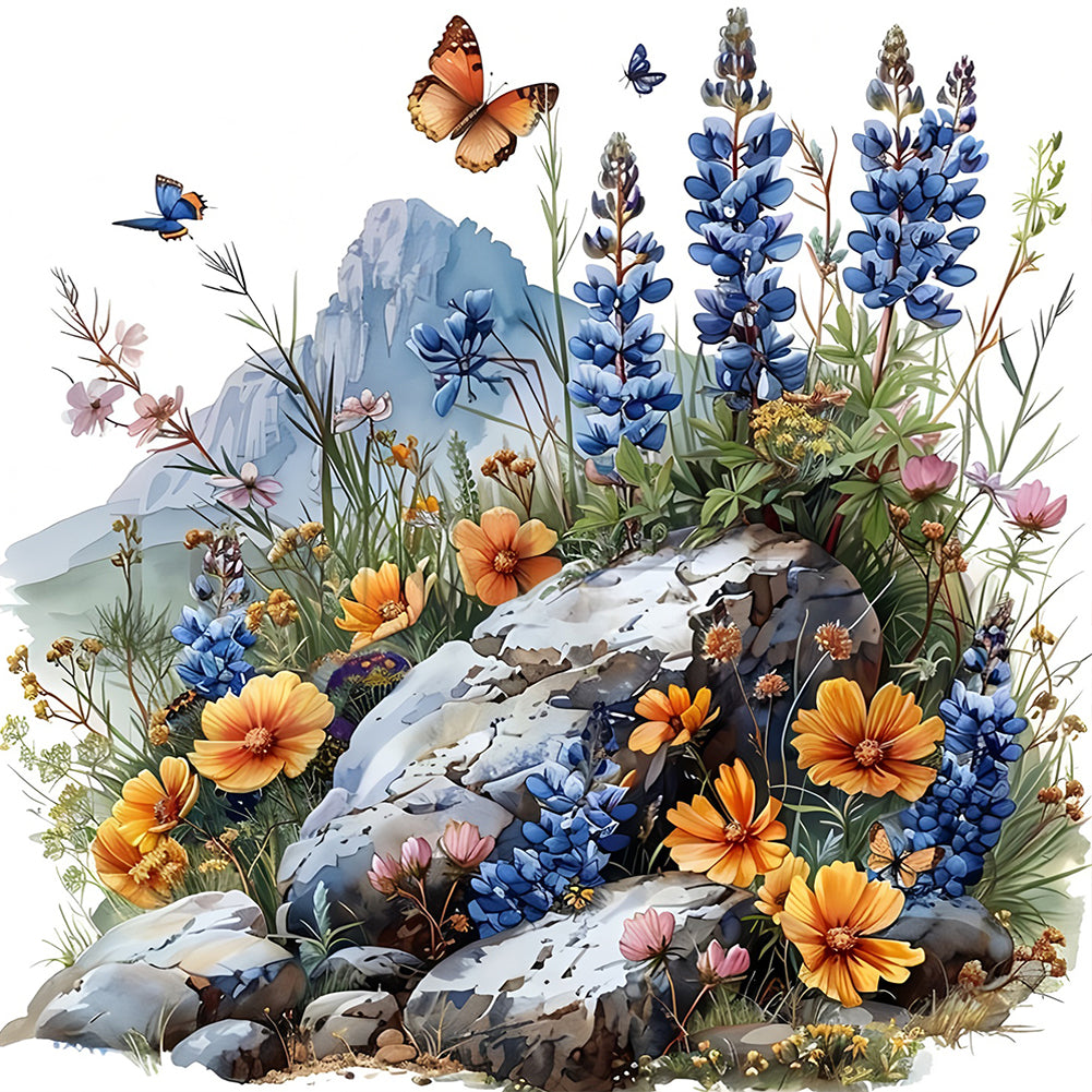 Flower Bouquet - Full Round Drill Diamond Painting 30*30CM