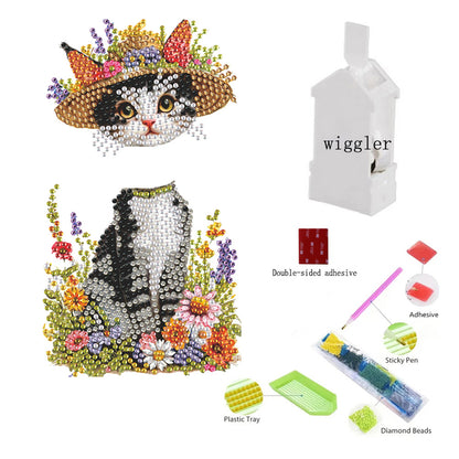 Acrylic Shaking Head Animal Diamond Painting Desktop Decors Bedroom Table Decor