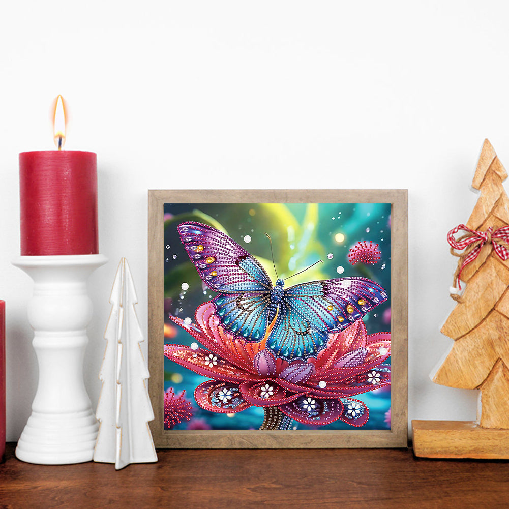 Butterfly - Special Shaped Drill Diamond Painting 30*30CM
