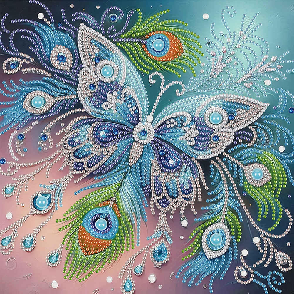 Butterfly - Special Shaped Drill Diamond Painting 30*30CM