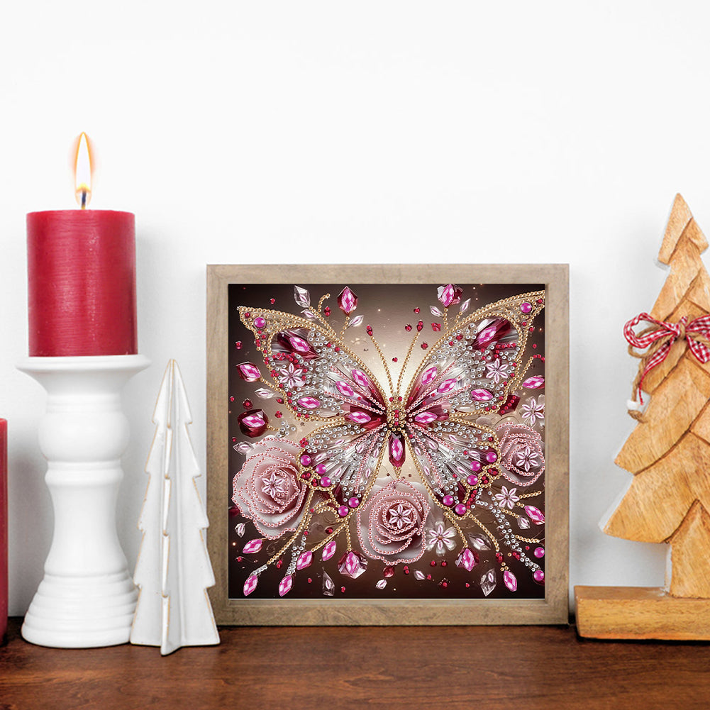 Butterfly - Special Shaped Drill Diamond Painting 30*30CM