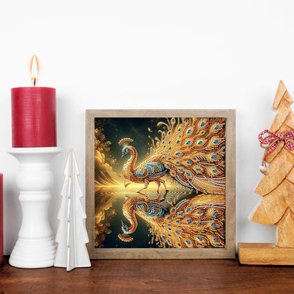 Peacock - Special Shaped Drill Diamond Painting 30*30CM