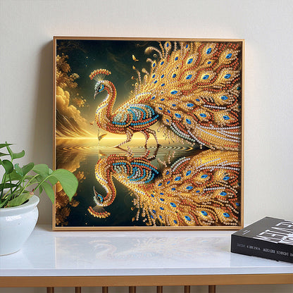 Peacock - Special Shaped Drill Diamond Painting 30*30CM