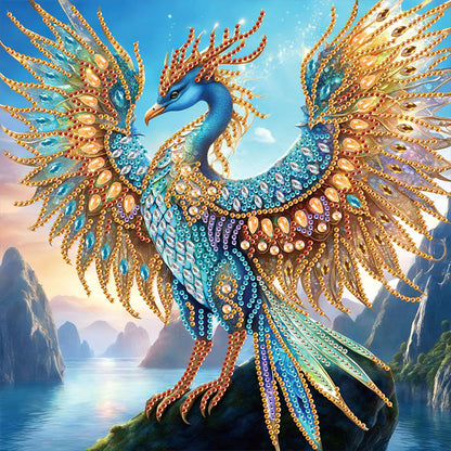 Mythical Beast Pterosaur - Special Shaped Drill Diamond Painting 30*30CM