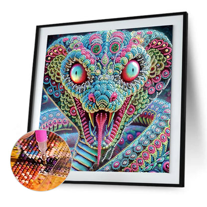 Mythical Beast Snake - Special Shaped Drill Diamond Painting 30*30CM