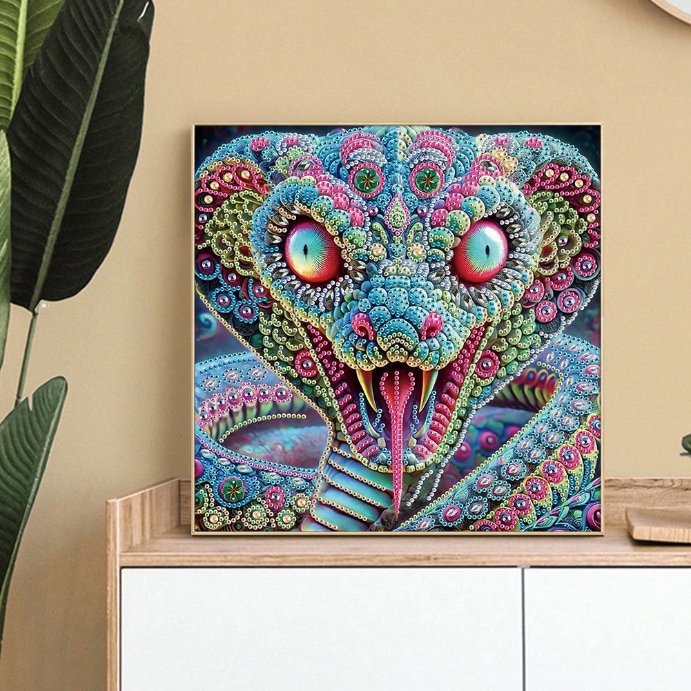 Mythical Beast Snake - Special Shaped Drill Diamond Painting 30*30CM