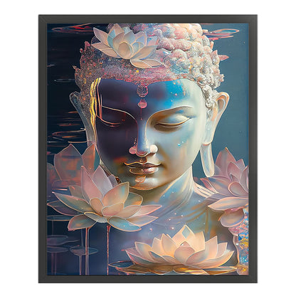 Buddha Statue - 11CT Stamped Cross Stitch 40*50CM