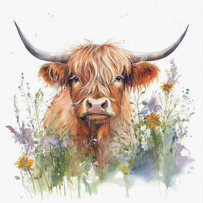 Yak - 11CT Stamped Cross Stitch 40*40CM