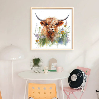 Yak - 11CT Stamped Cross Stitch 40*40CM
