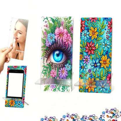 2Pcs Acrylic DIY Animals Diamond Painting Phone Holder Diamond Art Phone Bracket