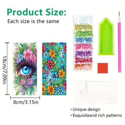 2Pcs Acrylic DIY Animals Diamond Painting Phone Holder Diamond Art Phone Bracket