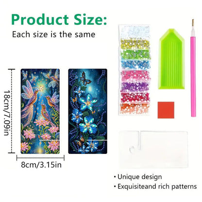 2Pcs Acrylic DIY Animals Diamond Painting Phone Holder Diamond Art Phone Bracket
