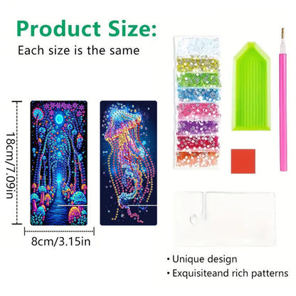 2Pcs Acrylic DIY Animals Diamond Painting Phone Holder Diamond Art Phone Bracket