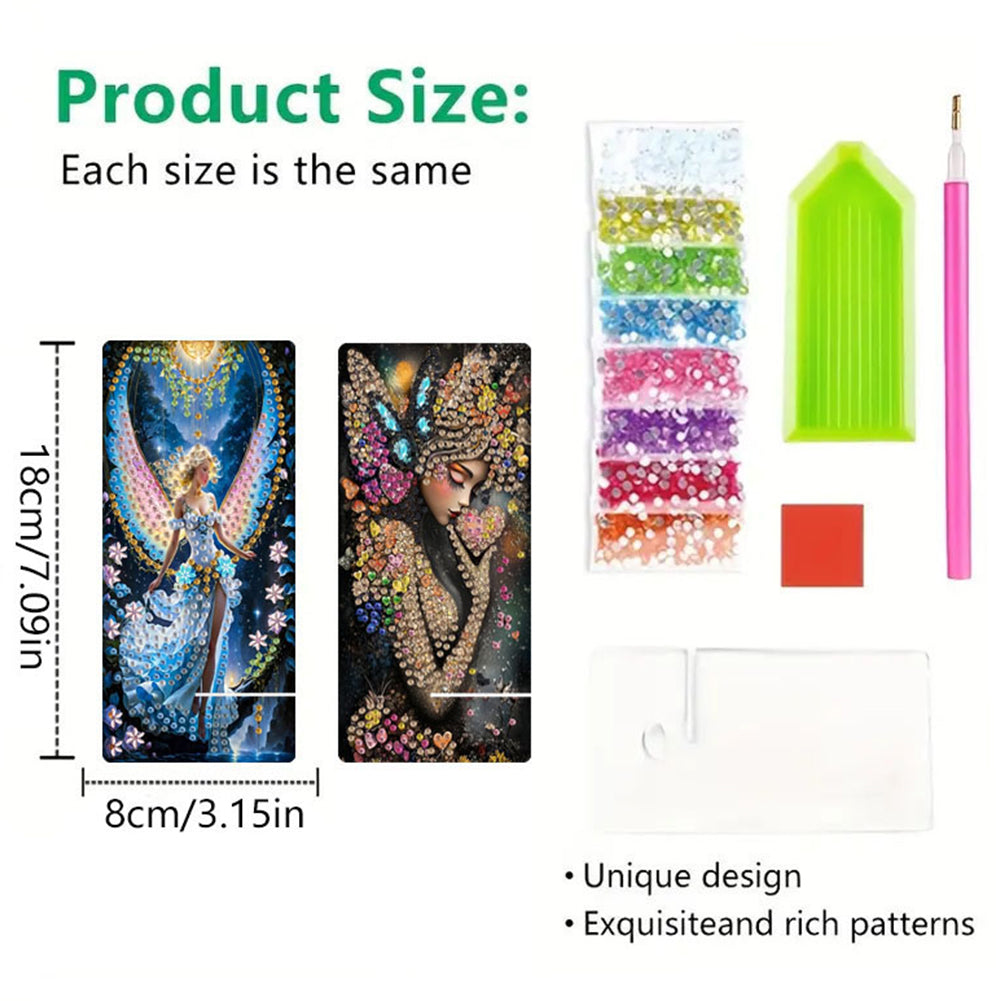 2Pcs Acrylic DIY Animals Diamond Painting Phone Holder Diamond Art Phone Bracket