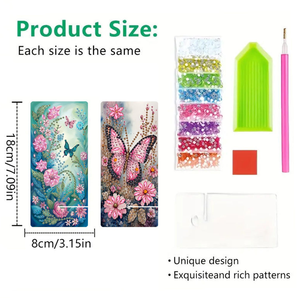 2Pcs Acrylic DIY Animals Diamond Painting Phone Holder Diamond Art Phone Bracket