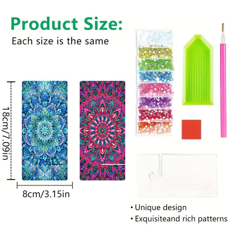 2Pcs Acrylic DIY Animals Diamond Painting Phone Holder Diamond Art Phone Bracket