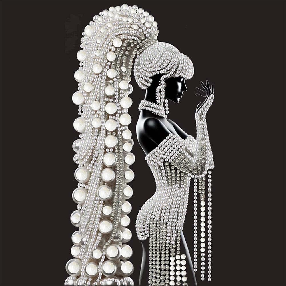 Girl - Special Shaped Drill Diamond Painting 30*30CM