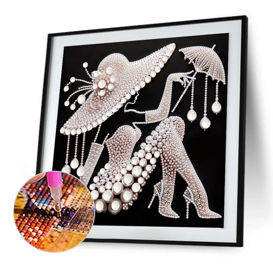 Girl - Special Shaped Drill Diamond Painting 30*30CM