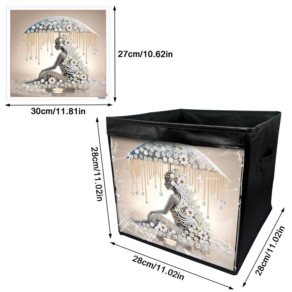 DIY Diamond Painting Storage Box Canvas Organizer Box Diamond Painting Kit