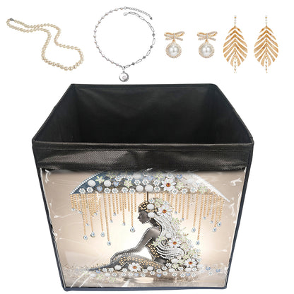 DIY Diamond Painting Storage Box Canvas Organizer Box Diamond Painting Kit