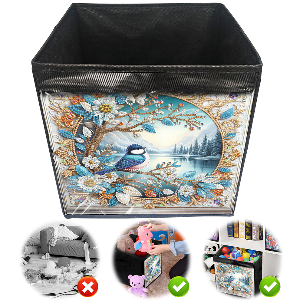 DIY Diamond Painting Storage Box Canvas Organizer Box Diamond Painting Kit