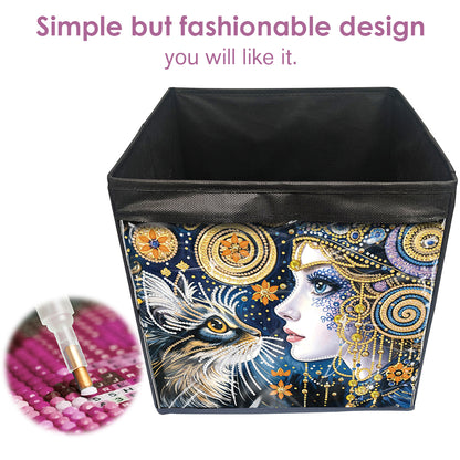 DIY Diamond Painting Storage Box Canvas Organizer Box Diamond Painting Kit
