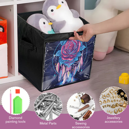 DIY Diamond Painting Storage Box Canvas Organizer Box Diamond Painting Kit