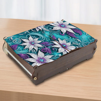 Diamond Painting Storage Box DIY 5D Diamond Painting Jewelry Box for Women Girls
