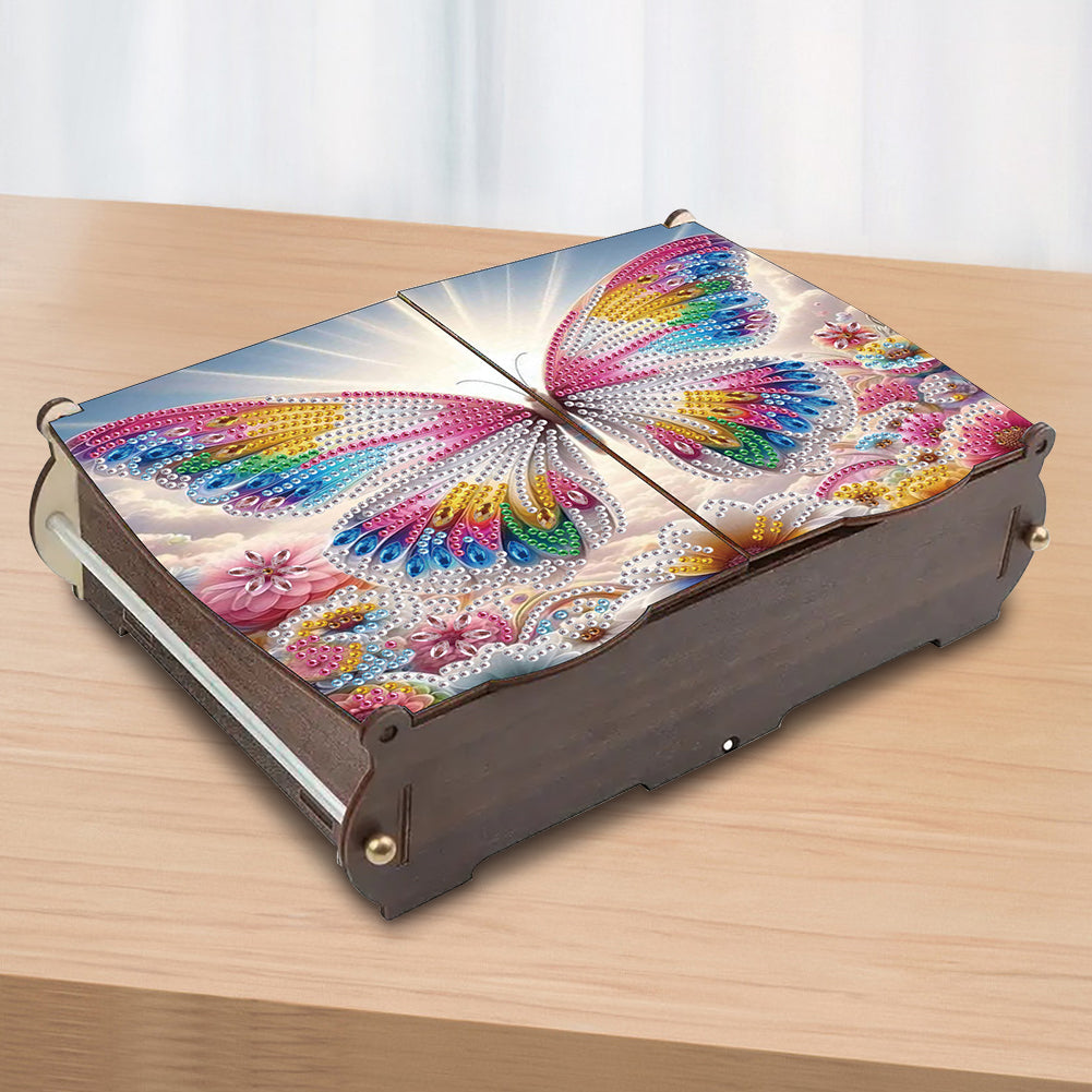 Diamond Painting Storage Box DIY 5D Diamond Painting Jewelry Box for Women Girls
