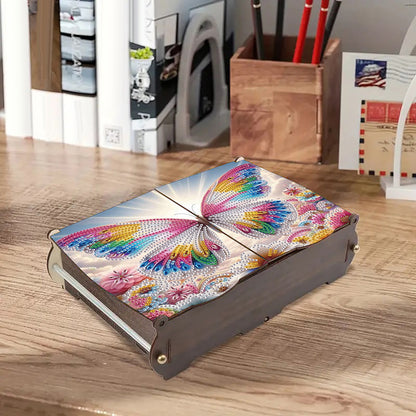 Diamond Painting Storage Box DIY 5D Diamond Painting Jewelry Box for Women Girls