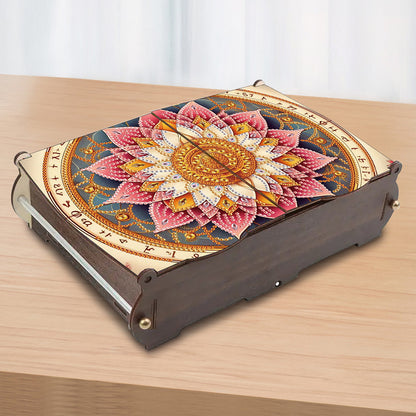 Diamond Painting Storage Box DIY 5D Diamond Painting Jewelry Box for Women Girls