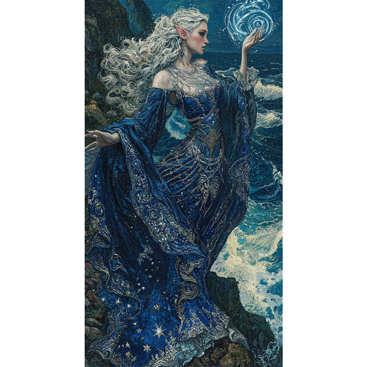 Elegant Goddess - Full Round Drill Diamond Painting 40*70CM