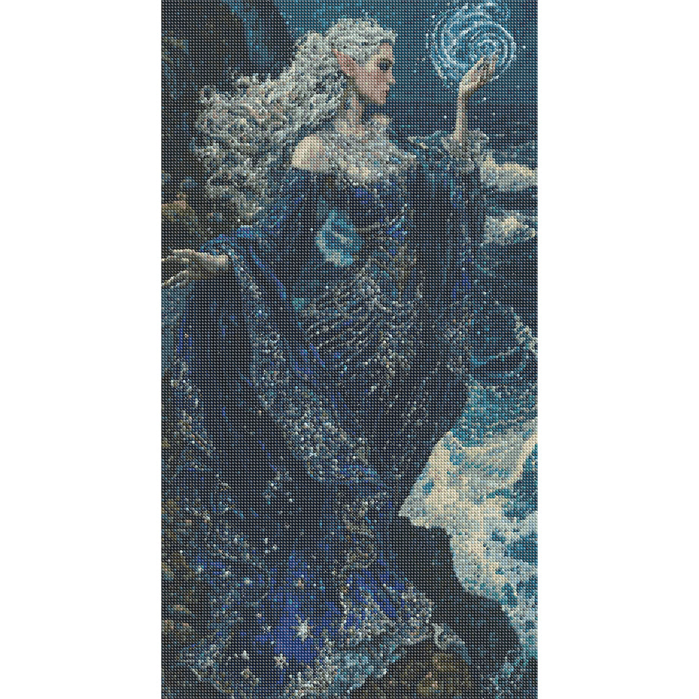 Elegant Goddess - Full Round Drill Diamond Painting 40*70CM