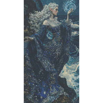 Elegant Goddess - Full Round Drill Diamond Painting 40*70CM