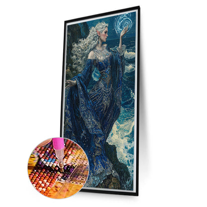 Elegant Goddess - Full Round Drill Diamond Painting 40*70CM