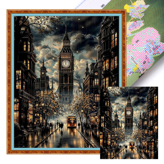 Big Ben - 11CT Stamped Cross Stitch 40*50CM