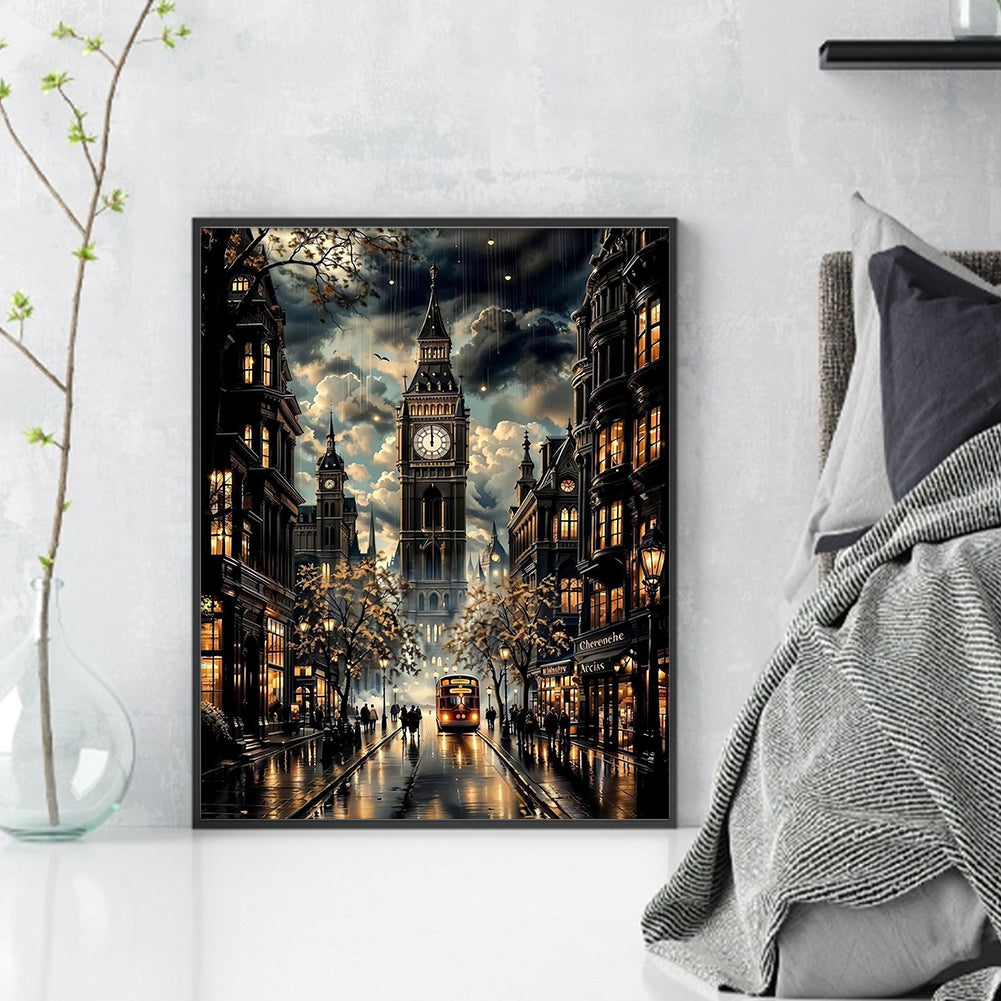Big Ben - 11CT Stamped Cross Stitch 40*50CM
